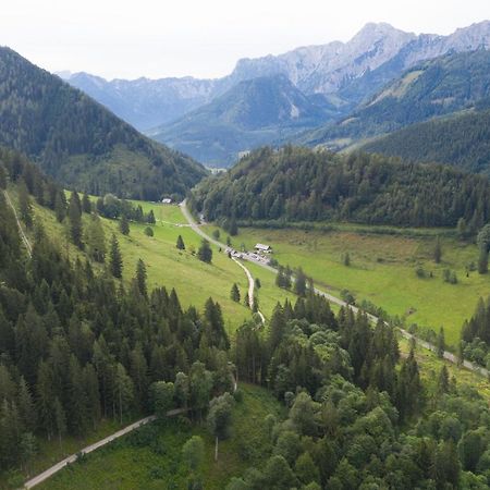 Zickerreith Almhutte Vandrarhem Rosenau am Hengstpass Exteriör bild