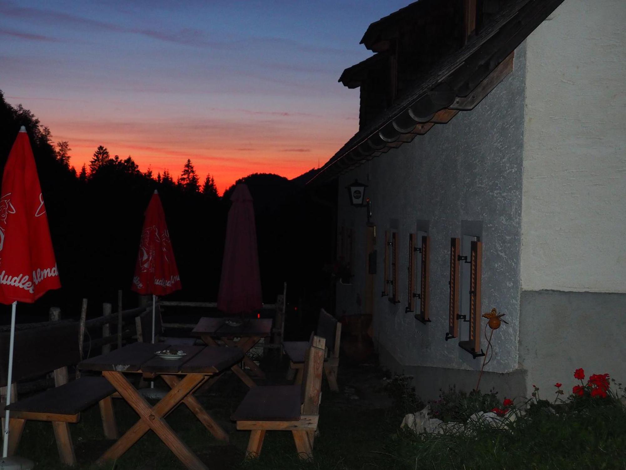 Zickerreith Almhutte Vandrarhem Rosenau am Hengstpass Exteriör bild